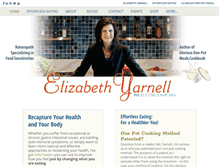 Tablet Screenshot of elizabethyarnell.com
